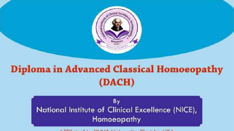 Diploma in Advanced Classical Homoeopathy, (Metamorphosis)